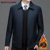 Masculino para baixo parkas outono inverno jaqueta quente blazers para homens parka casaco grosso velo luxo negócios l3xl 231205