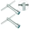 2pcs Hex Socket Wrench T-Handle Marble Cutter Spanner 10mm 68mm Deep Nut Driver Steel Workshop Hand Tools Wrenches