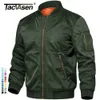 Herrenjacken TACVASEN Winter gepolsterte Bomberjacken Outwear Herren Retro Pilotenjacke Mantel Lässige Baseballjacken Uni-Jacken Streetwear 231205