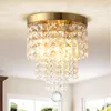 3 luzes mini lustre de cristal embutido, elegantes e modernos lustres de ouro embutidos lâmpada de teto para quarto, corredor, bar, sala de estar, sala de jantar