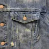 Men's Jackets Designer washed old denim jacket for womens 2023 autumn new loose casual lapel jacket top trend D611