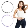 Ceintures 2pcs Topwear Style Réutilisable Pratique Élastique Réglable Mode Pour Chemises En Plein Air Pratique Crop Tuck Band Pull Femmes