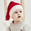 Cappelli per feste Inverno Filato lavorato a maglia Cappello da Babbo Natale Mamma Bambino Famiglia Pografia Puntelli Forniture festive Festa 231206