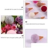 Couronnes de fleurs décoratives 5 pièces Bouquet Floral Po Props Fournitures de bricolage Ornements Accessoires Décor Simation Crème glacée Artisanat Drop Deliv Otm6K