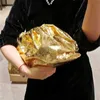 Designer Clutch Bags Bottegavveneta Womens Pouches 2024 NYT TEMPERAMENT Handhållen väska molnväska äkta läder stor kapacitet dumplings väska en axel cros hbiv