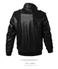 Abrigos de piel para hombre, chaqueta de piel sintética lavada y gruesa de felpa, chaqueta de algodón, chaqueta gruesa, chaqueta de cuero para motocicleta Samsung para hombre