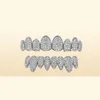 NOUVEAU HIP HOP Dent de dents grillz cuivre zircon cristal dents grillz grills halloween bijoux entier pour le rappeur de rap me4632749