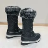 Bottes hiver haute qualité chaud en peluche femmes neige imperméable antidérapant mode dames chaussures décontractées grande taille filles longues 231206