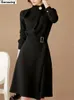 Robes Sexy urbaines Robe de soirée vintage élégante pour femmes vetements de bureau pour femmes vetements de travail décontractes 231206