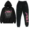 Men Hoodie Spider Designer Tracksuit Pink Mens Clothes Sp5der 55555 Cotton Comfortable Womens Clothing 67D5