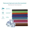 Serviette 1-6pcs serviettes de glace de refroidissement microfibre yoga cool mince sport de plein air écharpe d'été vêtements de sport glaçage bandeau de sueur haut