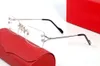 مصمم أزياء نظارات نظارة شمسية لامرأة كارتي الشمس مستطيلات الذهب الفضة المعدني المعادن استقطاب الحماية من الأشعة فوق البنفسجية تصميم نظارات Lunettes Gafas