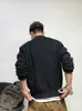 Pulls pour hommes tricotés pour hommes Cardigan moto homme vêtements manteau veste à glissière zipup sans sweat à capuche mode coréenne années 90 style vintage S 231205
