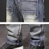 Винтажные джинсы в стиле панк, мужские джинсы больших размеров 40 44, модные уличные брюки-карго, мужские штаны 231220