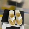 Sports shoes 2024 Thick bottom small fragrant bread flip flop summer new style square head clip toe cute fat casual sandals women