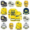 Michigan Custom Hockey Jersey 19 Adam Fantilli 13 T.J.Хьюз Макки Самоскевич 43 Люк Хьюз 25 Дилан Рутгер МакГроарти Любой Нам