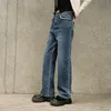 Jeans maschile semir women jeans pantaloni a gamba larga dal taglio a taglio a crocim MEAN SEGLI LUNGHE LUNGHE LUNGHE SEMPLICE AUTUNGLI PERSONALI PERSONALIZZATI PER DONNE 231206