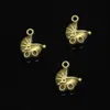 67pcs Zinc Alloy Charms Antique Bronze Plated 3D baby carriage buggy pram Charms for Jewelry Making DIY Handmade Pendants 16 13mm261e