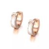 Hoop Earrings Top Quality Elegant And Charming White Shell For Women Girls Jewelry