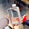 Mochic Moses A5 Flat Water Bottle Cup Grils Picie do przenośnego koreańskiego papieru kreatywnego S 220309280p