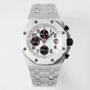디자이너 Quartz 44mm 세라믹 다이얼 스테인리스 스틸 케이스 스트랩 자동 날짜 mens a luminous p dhgates watch montre de luxe watches with box lb
