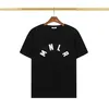 Asiatisk storlek S-2XL Designer T-shirt Casual T-shirt med monogrammad tryck Kort ärmstopp till salu lyxiga herrar Hip Hop T-shirt