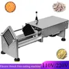 French Fries Cutter Commercial Electric Fruit Vegetable Strip Automatic Cutting Sweet Potato Cucumber Push Bar Machine