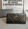 Kanalväska Designer Purse Coin Purse Designer Wallet Card Holder Cardholder Womens Lady Clutch Bag Läderkort Holder Wallet Wallet 25yuan