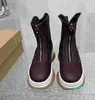 Martin High Rise Thick Sole Wool Snow Boots