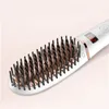Saç düzleştiricileri taşınabilir elektrikli ütüleme erkekleri saç düzleştirici tarak fırçası kadın mutlu kurutucu led salon stil cihazı 231205