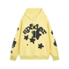 24ssdesigner Hoodies Running Volume Sp5der Spider Web Letter Star with Plush Hooded Sweater and Pants High Street Set