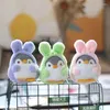 Keychains Small Penguin Plush Cute Plushie Doll Anime Kawaii Toys For Children Pendant Key Chain Woman Girl Birthday Gift