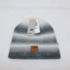 Fashion Men Women Designer Brimless Hat Woolen Vintage Tie Dry Knit Hat Beanie Street Winter