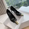 Zapatos de vestir Zapatos de tacón de punta cuadrada de cuero de primera calidad Sandalias de tacón de aguja para gatitos Zapatos de tacón alto Zapatos de vestir de diseñador de lujo Zapatos de fiesta para cena