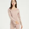 Women's Thermal Underwear Women's Thermal Underwear 100% Merino Wool Women thermal underwear set thickness 260gsm Women long johns more warm in the winter 231206