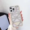 Projektant Luksusowy Rhomboid Tri-Standard Plaid Telefone Case iPhone 15 14 14pro 14plus 13 12 Mini 11 Pro xs Max XR Luksusowy telefon