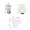 Couvre-siège de toilette Creative Heart Réservoir de salle de bain Bouton auxiliaire Protection Dispositif d'assistance aux ongles Décor de pièce Outil de presse à eau Accessoires