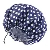 Модная женская мешковатая шляпа с цветочным принтом, двухслойная атласная подкладка, мягкая кепка для ночного сна, женская эластичная повязка на голову для ухода за волосами, химиотерапевтическая кепка