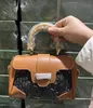 Sac à main de luxe avec poignée en bambou imprimé de lettres, sacoche à bandoulière pour femmes, vente en gros