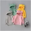 Pullover Slover Pinkgreyy Yellowgreenbury Blue for Kids Autumn Winter Wszerz Sweter Mody i dziewczęta Kostium 220922 Drop dostawa dhowr