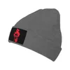 Baretten die ene klap! (rood) Gebreide muts Cap Gebreide muts Mutsen Unisex hipster