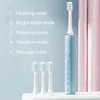 Toothbrush The Ultrasonic Sonic Electric Toothbrush Rechargeable Tooth Brushes Adult Timer Brush Washable Electronic Whitening Teeth 231205