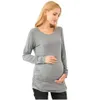 Maternity Tops Tees Bearsland Womens Long Sleeve Casual Side Ruched Clothes Pregnancy Shirts 3-Pack A-M Drop Delivery Baby Kids Suppli Dh8Mv