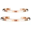 Designer armbanden voor mannen en vrouwen High-end luxe roségoud titanium staal DW diamant zirkoon opening roestvrij armband kaart thuis dames