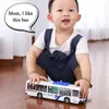 Electric RC Track High Quality Simulation Bus Large Size Drop Resistant Light Music Inertia Model Pull Back Car Education Toys Gifts 231205