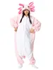 Women's Sleepwear Women's Sleepwear Halloween Onesie Cartoon Axolotl Pajama For Adult Kids Women Men Animal Kigurumis Pyjamas Homewear Cosplay Party Costume 231206