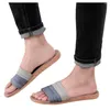 Hausschuhe Herren Baumwolle Leinen Strand Atmungsaktive Schuhe Sandalen Home Slipper Flip-Flops