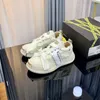 Nowe buty designerskie SR Street Chunky Sole Platform Canvas Mule Sneaker White Split Black Yellow Vintage różowy zielony krem