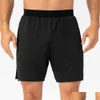 Mäns shorts Mens Summer Sports Shorts Snabbtorkning Elastisk löpträning Underkläder Pants Loose Casual Fitness Capris Workout Beach DHTFK