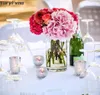 Candle Holders YuryFvna 612 Pcs Glass Candle Holders Votive Tealight Candlestick Wedding Centerpieces Parties Home Decoration Gift 231205